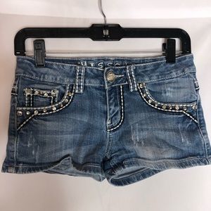 Blinged out shorts